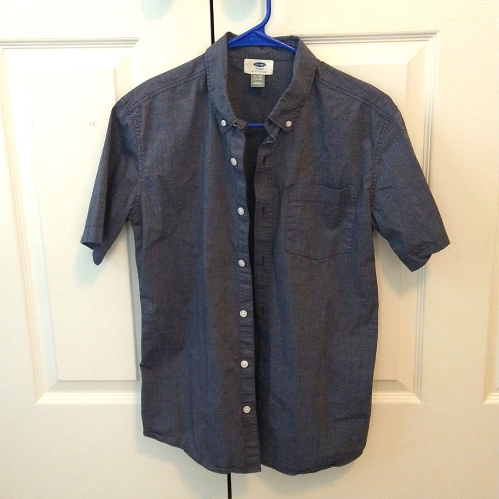 Boy's Button Down Collared Shirt